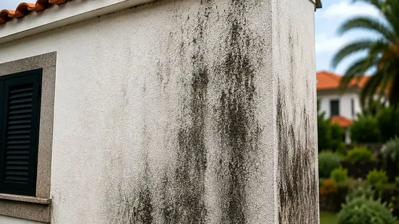 Limpeza de fachadas na Madeira